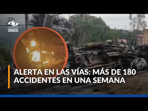 Grave accidente en vía Bogotá–Girardot: volcamiento e incendio de camión cisterna deja dos muertos