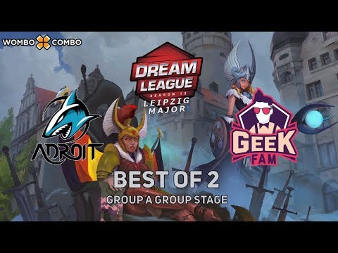 Team Adroit vs Geek Fam Game 1 | DreamLeague Season 13 The Leipzig Major SEA Closed Qualifiers