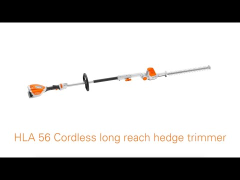 Stihl battery long reach hedge trimmer hsa 65