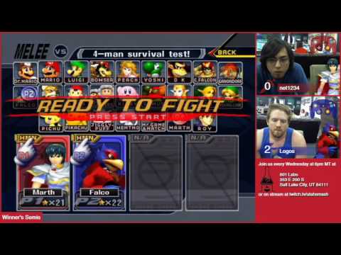 [2016-08-03] Smash Labs Weekly - SSBM - net1234 vs Logos