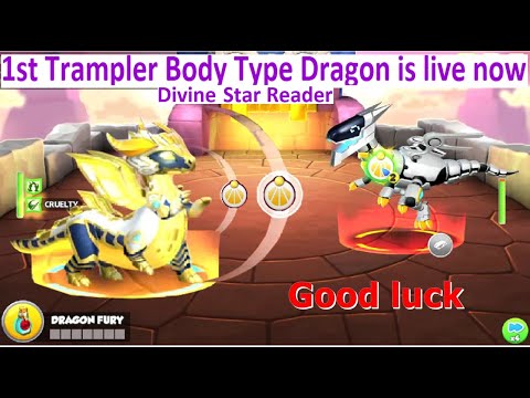 First Trampler Body Type Dragon is live now-Dragon Mania Legends | Hatched Star Reader Dragon | DML