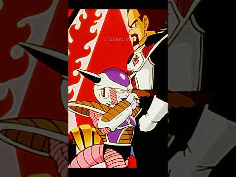 King Vegeta Hands Over Prince Vegeta To Frieza | Dragon Ball Z #shorts