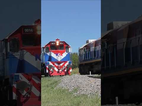 CRUCE DE LOCOMOTORAS GT22 EN MONTE LEÑA