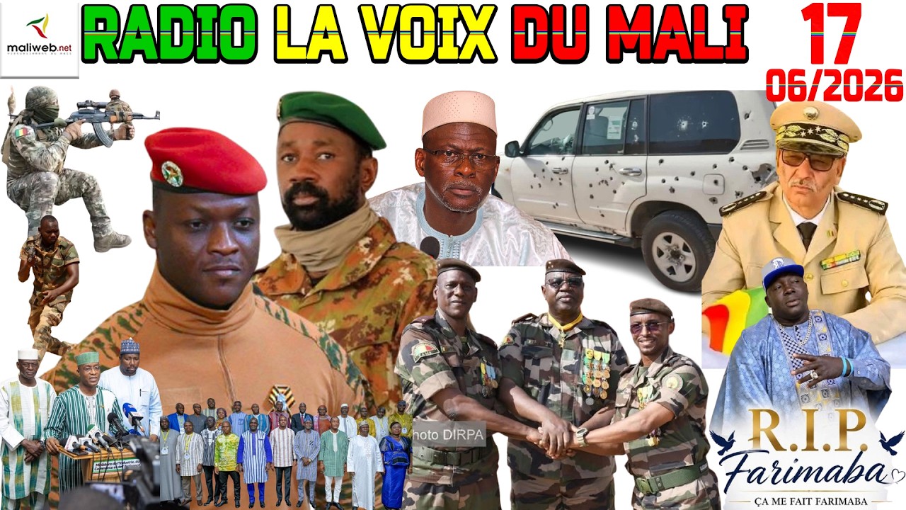 La Revue de Presse de la RADIO LA VOIX DU MALI du 17 Juin 2026