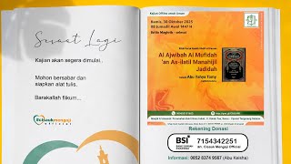 Download lagu [Live] 40 Hadits Manhaj Dakwah Salafiah - 🎙 Ustadz Abu Yahya Tomy حفظه الله تعالى mp3