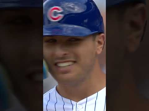 Soaking it all in! Cubs top 1B prospect Matt Mervis mashes an RBI single for his 1st career hit.