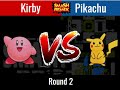 Smash Remix 0 9 2 Lvl 9 CPU Tourney Kirby Vs Pikachu Round 2 Match