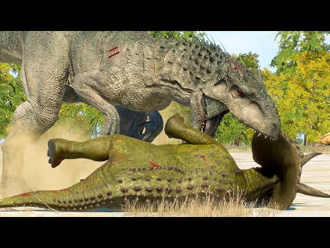 HERBIVORES vs CARNIVORES - Ultimate Dinosaur Battle Royale! 🦖🔥 | Jurassic World Evolution 2