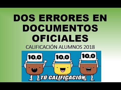 Soy Docente Errores En La CalificaciÓn De Los Alumnos Anexo De Normas De Control Escolar 2018