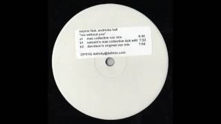 Ospina Feat. Andricka Hall - Me Without You (Satoshi Tomiie's M.A.S. Collective Dub Edit)