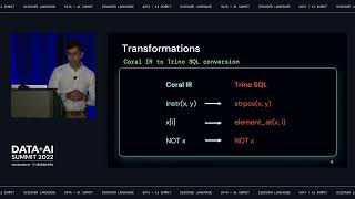 Coral and Transport Portable SQL and UDFs for the Interoperability of Spark and Other Engines