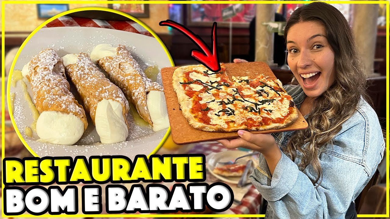 O MELHOR RESTAURANTE ITALIANO DE ORLANDO - BUCA DI BEPPO É BOM E BARATO