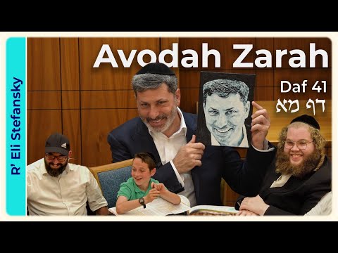 Daf Yomi Avodah Zarah Daf 41 by R' Eli Stefansky