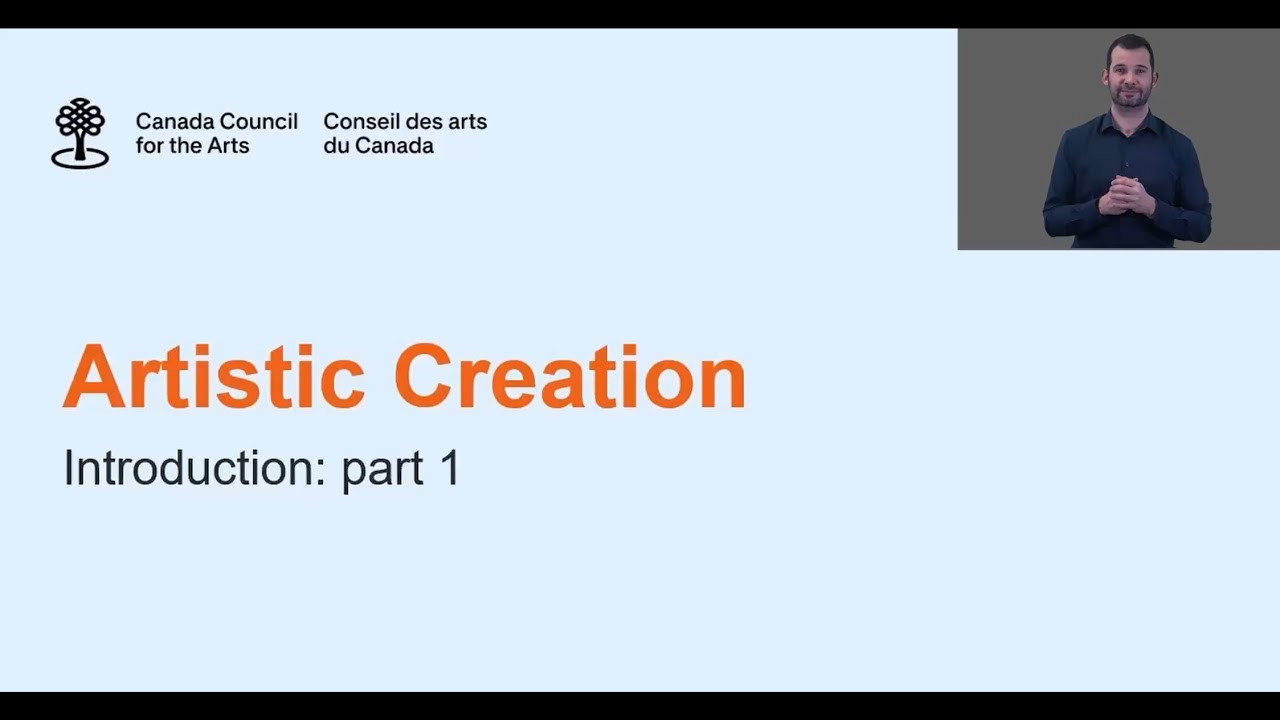Introduction to Artistic Creation: Part 1