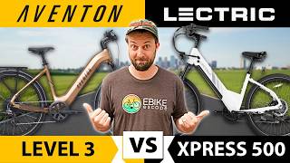 Lectric XPress vs Aventon Level 3 Comparison Review: The Ultimate 500W Step-Thru Showdown