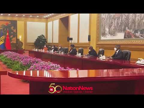 Nation Update PM Mottley visits China