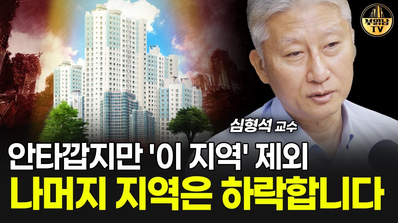 안타깝지만 '이 지역' 제외 나머지 지역은 하락합니다 [심형석 교수 3부]