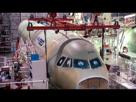 Airbus A320 - final assembly line in Toulouse, France (June 2023)