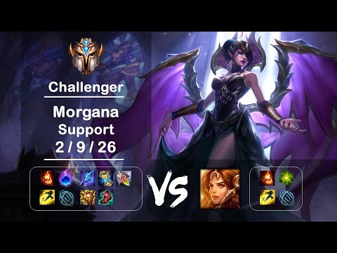 [4K] KR Challenger Support Morgana vs Leona Ep.1577