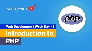 Download the video "Web Development Week Day - 3 | PHP Full Course | PHP Tutorial For Beginners | Learn PHP |Simplilearn"