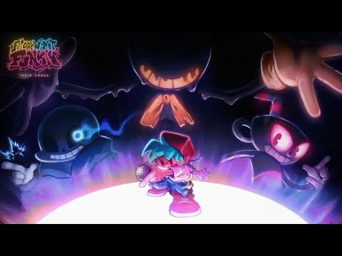 🎤 FNF: Indie Cross – Cuphead, Sans & Bendy Showdown! 🔥🎮 (Full Week Hard Mode)