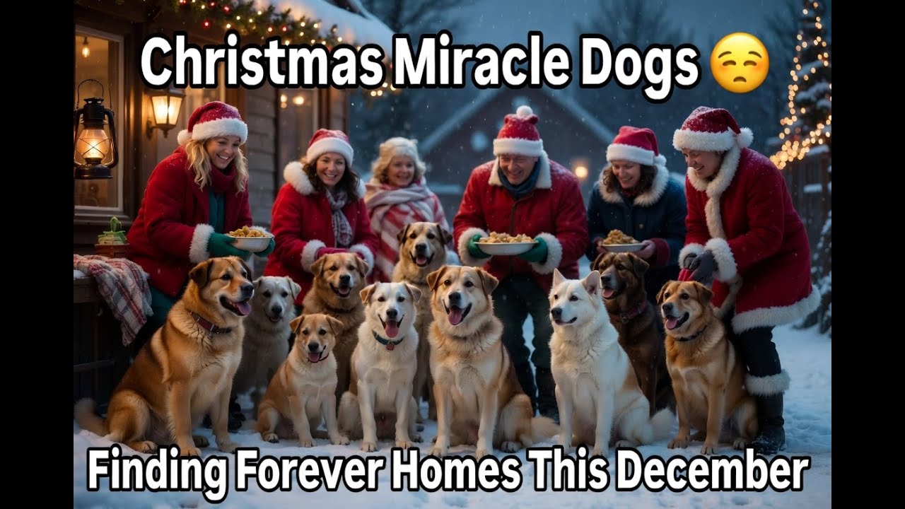 A Christmas Miracle Rescue Dogs Find Their Forever Homes This December ❤️🐾
