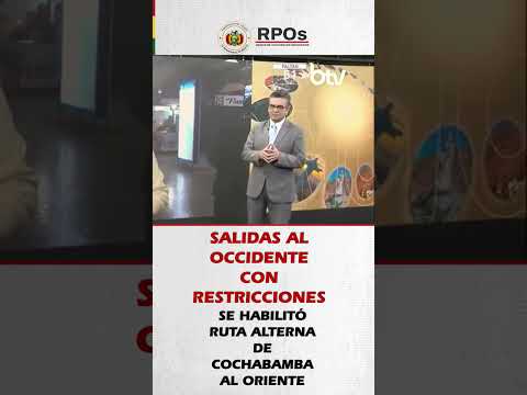 SALIDAS DESDE COCHABAMBA AL OCCIDENTE CONTINÚAN CON RESTRICCIÓN  La Terminal de Buses de Cochabam...