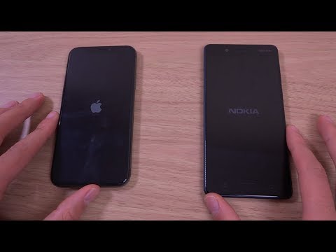 iPhone X vs Nokia 8 - Speed Test!