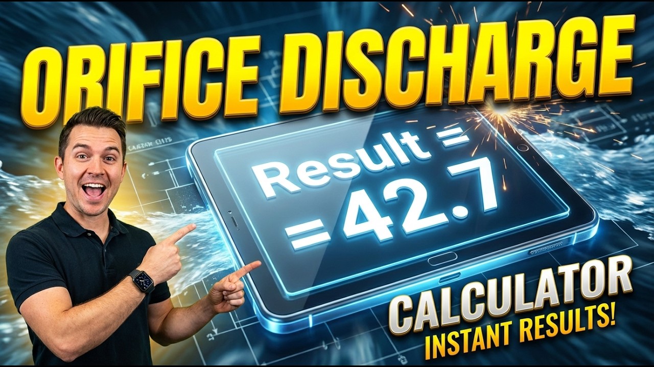 Orifice Discharge Interactive Calculator