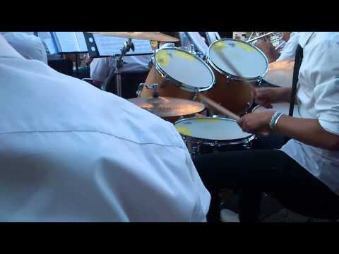 Leo Fabijancic drum cam live orchestra Santana,Toto,Abba,Just a gigolo....