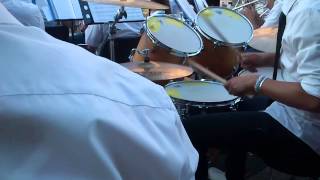 Leo Fabijancic drum cam live orchestra Santana,Toto,Abba,Just a gigolo....