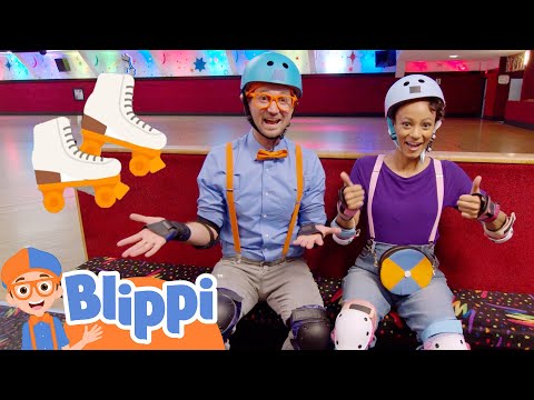 Blippi and Meekah Learn to Roller Skate! | Fun and Educational Videos for Kids