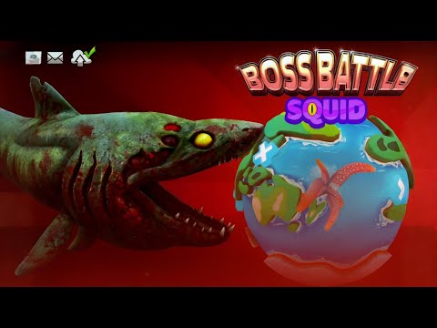 NEW GIANT MONSTER BASKING SHARK VS COLOSSAL SQUID BOSS - Hungry Shark World