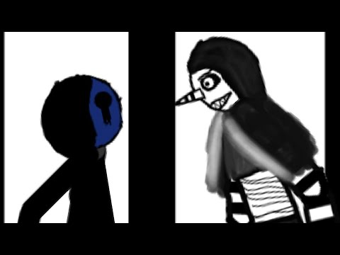 Eyeless Jack Vs Laughing Jack | Drawing Cartoons 2