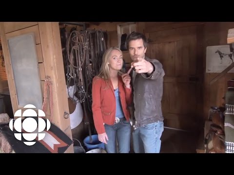 Heartland Set Tour with Amber Marshall and Graham Wardle | Heartland | CBC