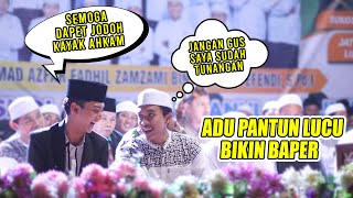 Download lagu LUCU!!! ADU PANTUN BAPER GUS AZMI VS AHKAM JADI NGAKAK mp3