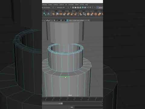 How to 3d modeling a bottle in maya #mayamodeling #maya3d #bottle