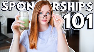 How Sponsorships Work On YouTube // What you need to know about paid sponsorships (beginner's guide) thumbnail