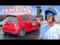 Chevy Spark 1 4 Mile World Record Crouton Is INSANELY Fast