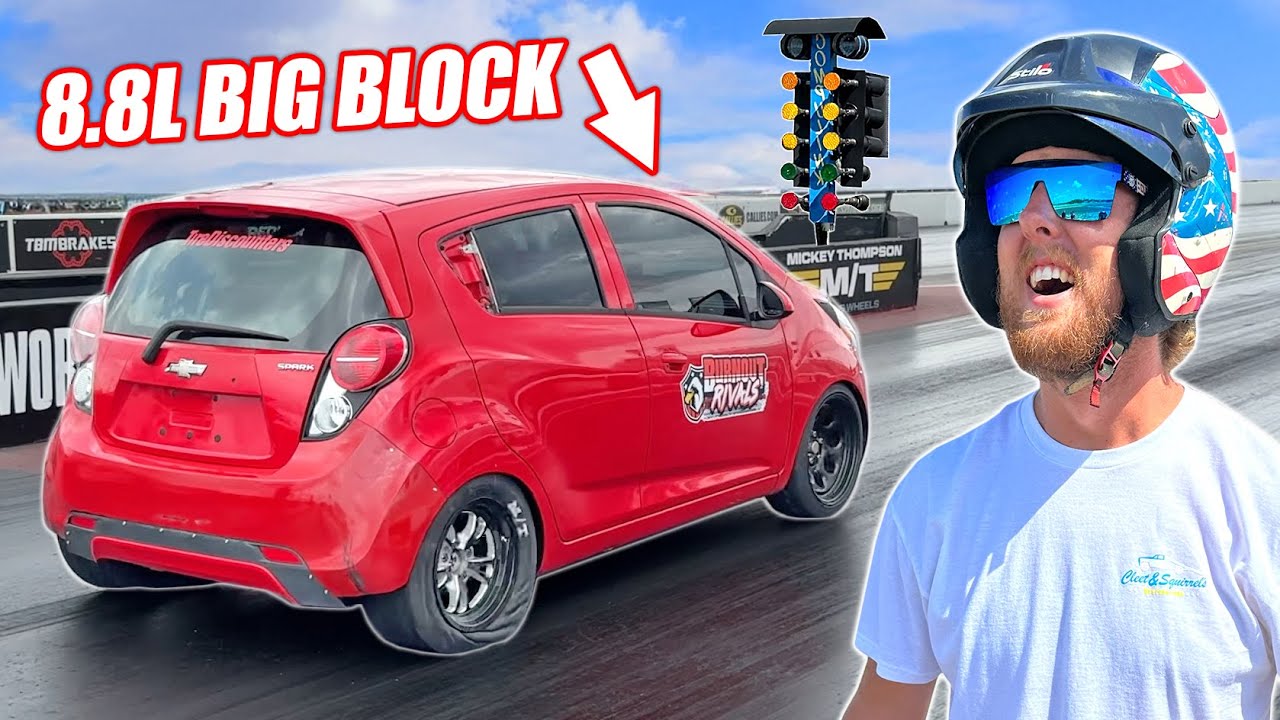Chevy Spark 1/4 Mile World Record! (Crouton is INSANELY Fast)