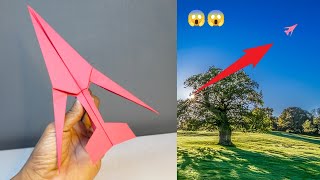Super Mega Jet - How to make a paper plane that fly long time