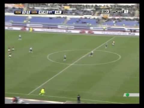 ROMA GENOA 3 0 BAPTISTA GOL 8 2 09