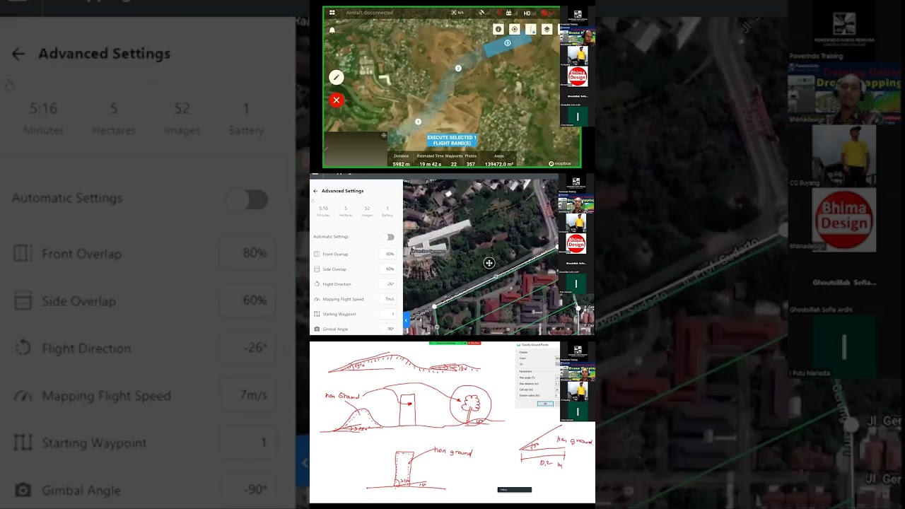Training Online Drone Mapping