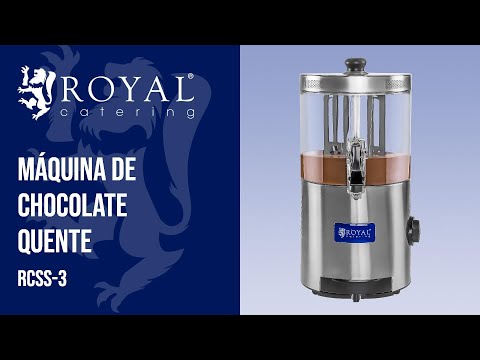 vídeo - Aquecedor / dispensador de chocolate - 1200W - 3 litros