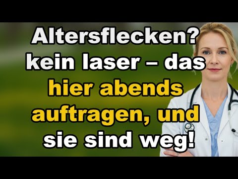 Verabschieden Sie sich über Nacht von Altersflecken – Senioren gesundheit