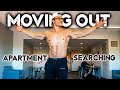 LEAVING THE DORMS | Apartment Searching & Deadlift PRs 585 lbs. x 4