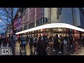 John Lewis Store Oxford Street, London on Christmas Eve 🎅 Inside Look  👀 Walking Tour [4K, 3D Audio]