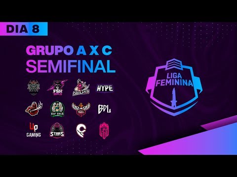 FREE FIRE - LIGA FEMININA - SEMIFINAL GRUPO A x C - #NFADASPODEROSAS