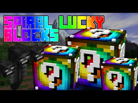 WHAT IS GOING ON? Minecraft Spiral Lucky Block Challenge w/OutBoundJewl3