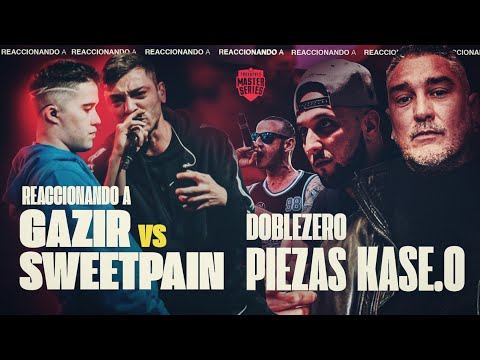 PIEZAS, KASE.O y DOBLEZERO REACCIONAN a SWEET PAIN vs GAZIR | #FMSESPAÑA
